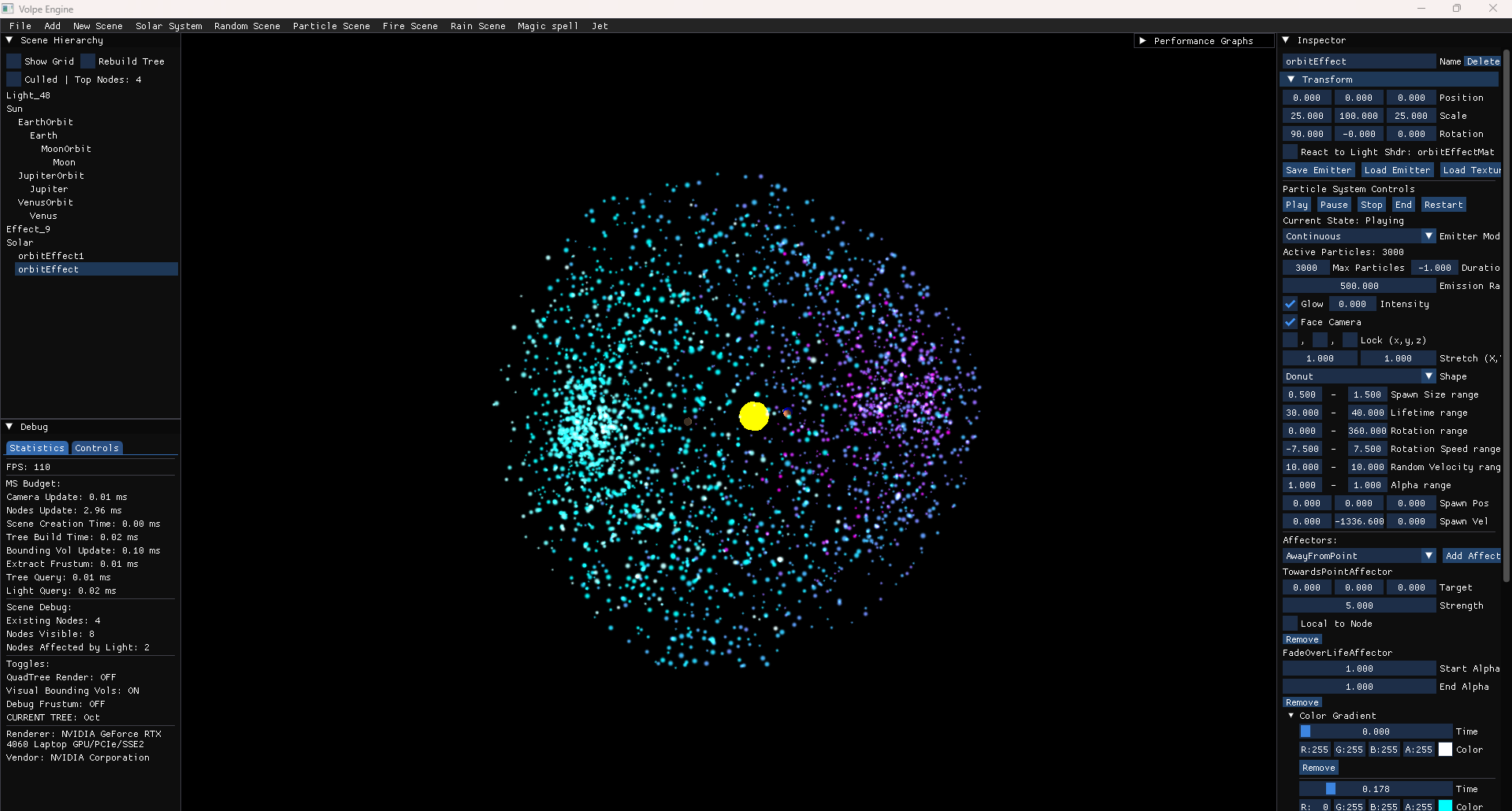 OpenGL Particle System image